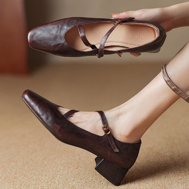 Ossa Genuine Leather Heels