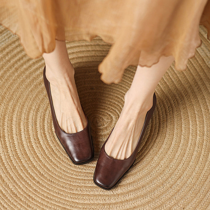 Eden Genuine Leather Heels