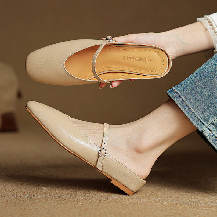 Rovina Genuine Leather Mules
