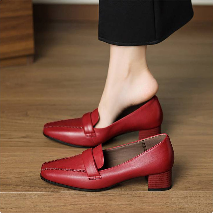 Avenelle Genuine Leather Loafers