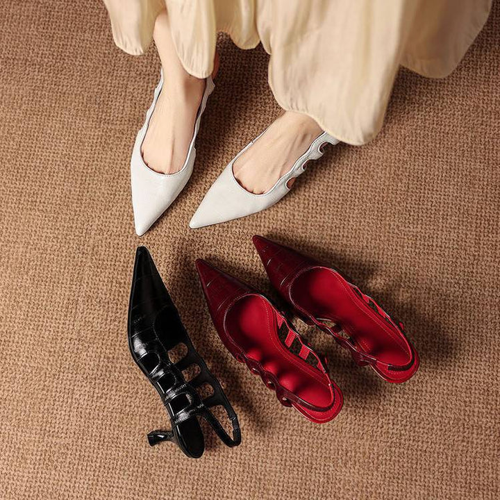 Renata Genuine Leather Heels