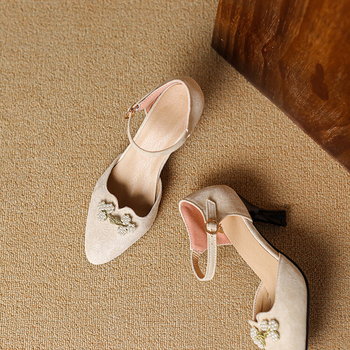 Ravie Genuine Suede Heels