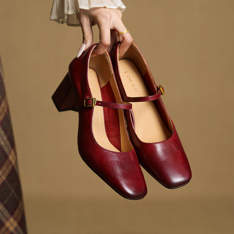 Solmar Genuine Leather Heels
