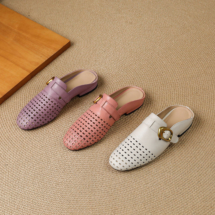 Marcella Genuine Leather Mules