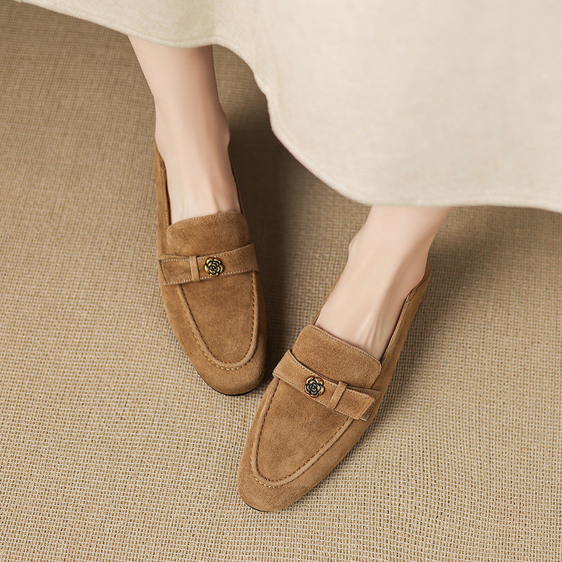 Lirena Genuine Suede Loafers