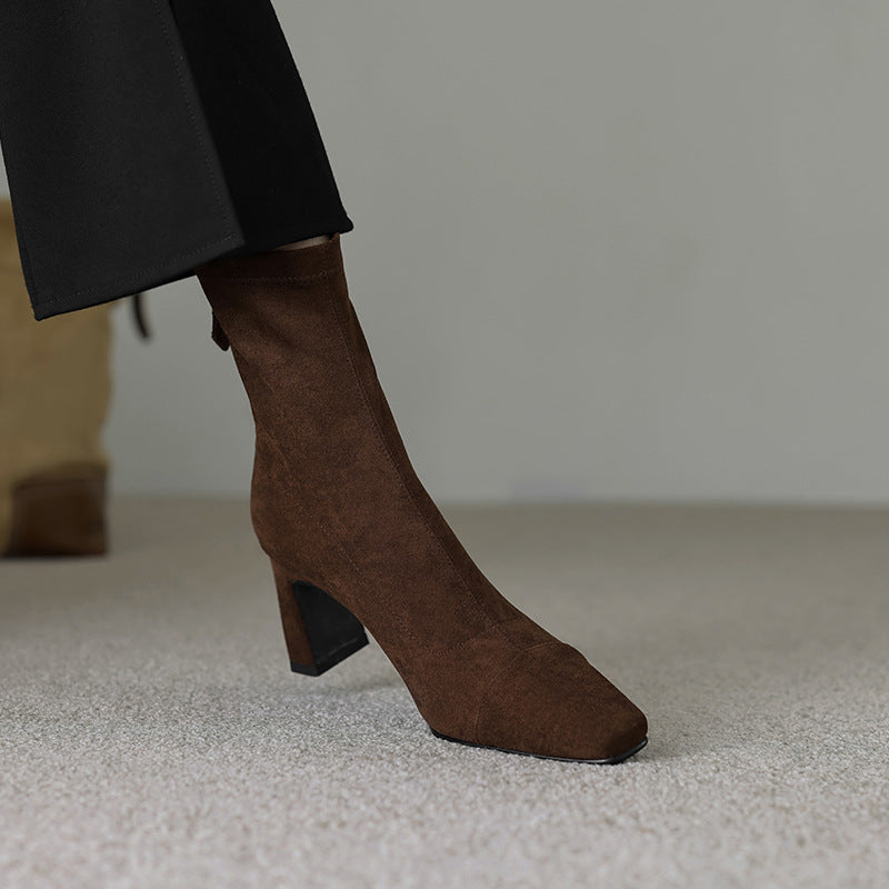 Sarona Genuine Suede Boots