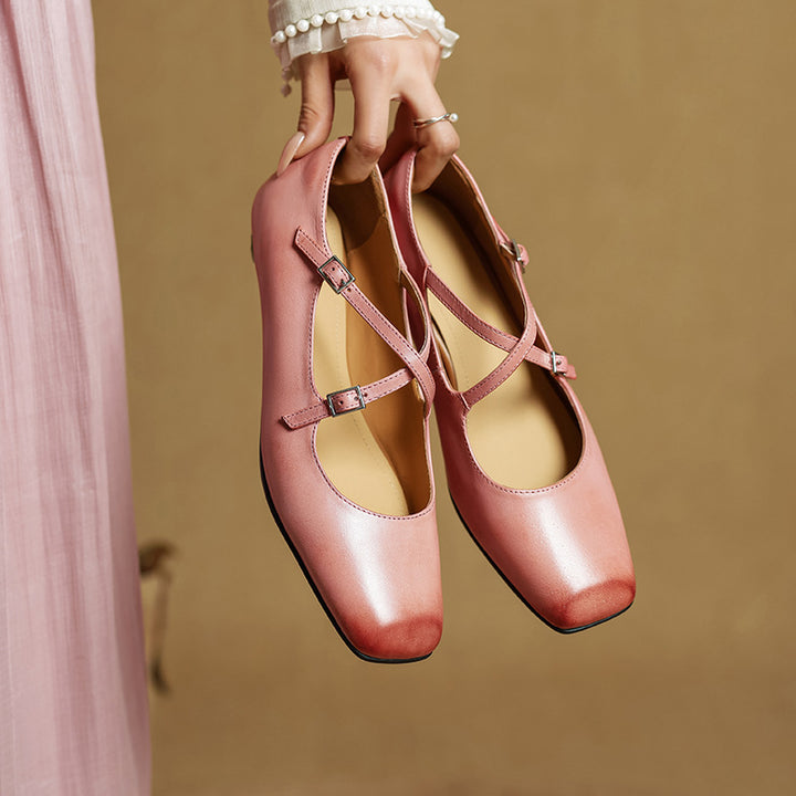 Iria Genuine Leather Flats