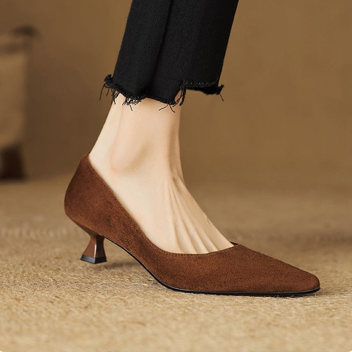 Orlen Genuine Suede Heels