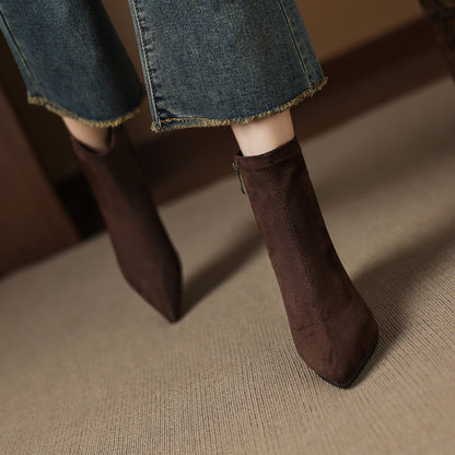 Odette Genuine Suede Boots