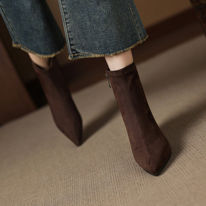 Odette Genuine Suede Boots