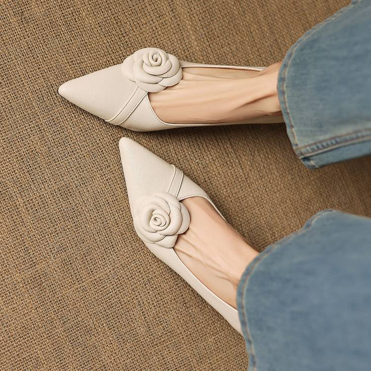 Arisa Genuine Leather Heels