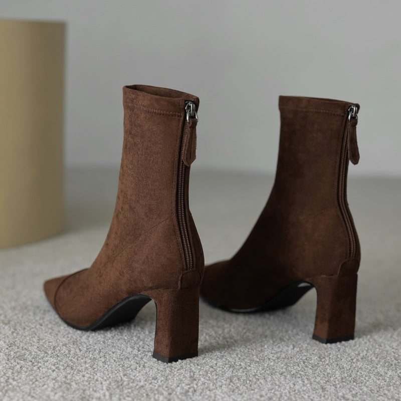 Sarona Genuine Suede Boots