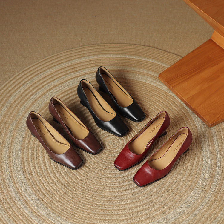 Eden Genuine Leather Heels