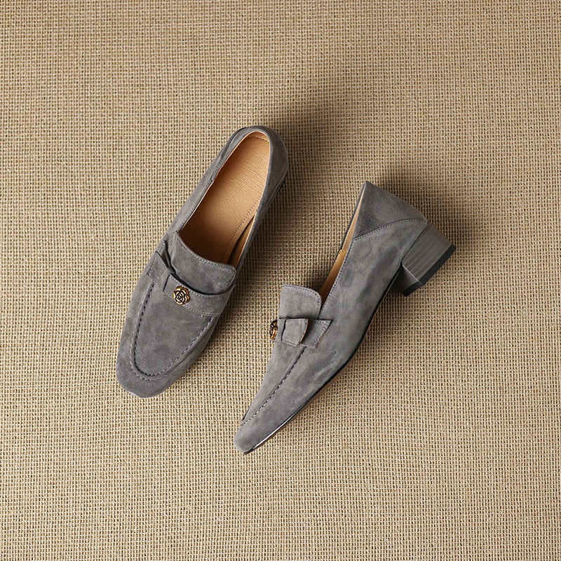 Lirena Genuine Suede Loafers