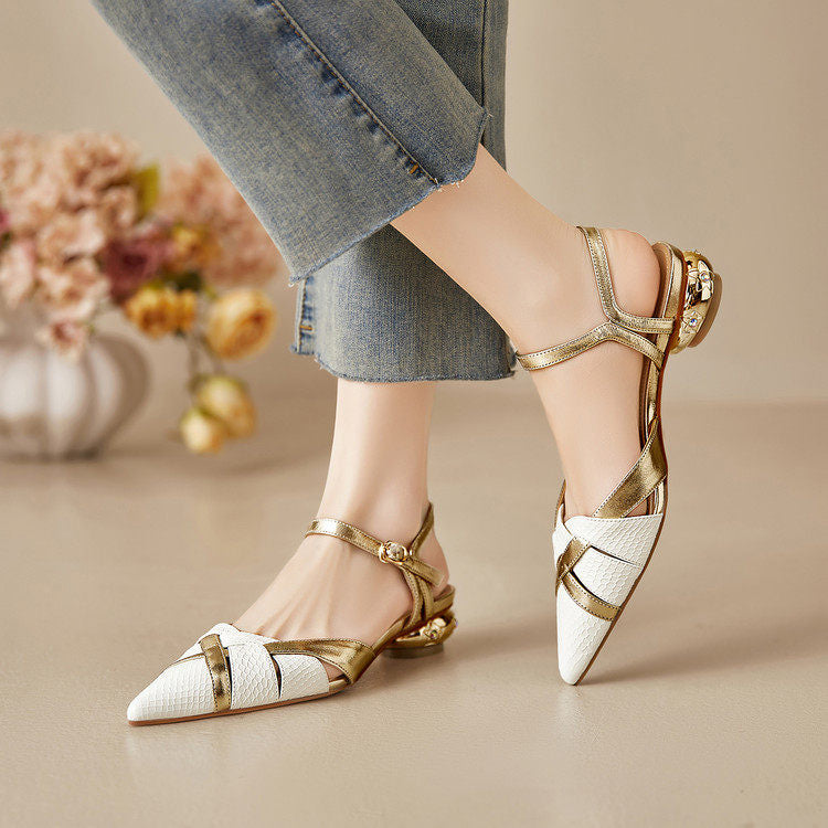 Rielle Genuine Leather Flats