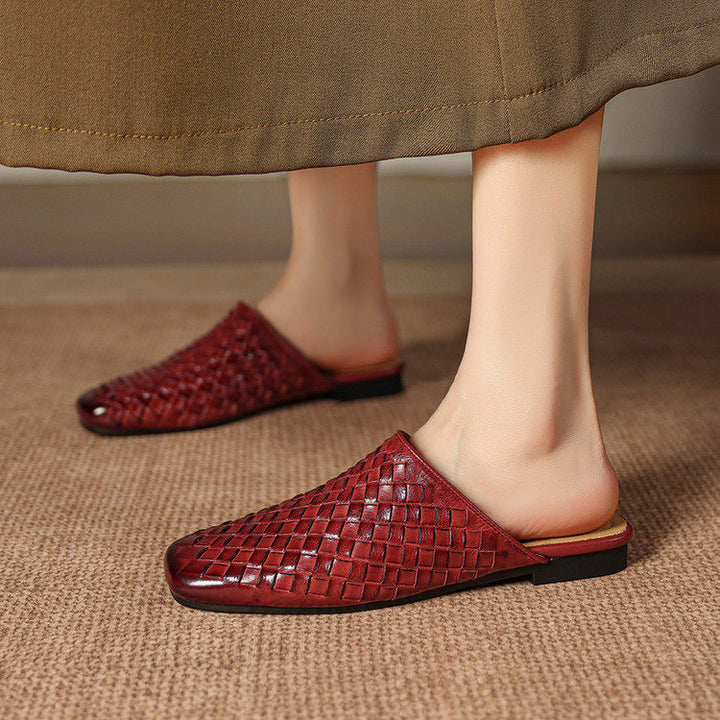Varelina Genuine Leather Mules