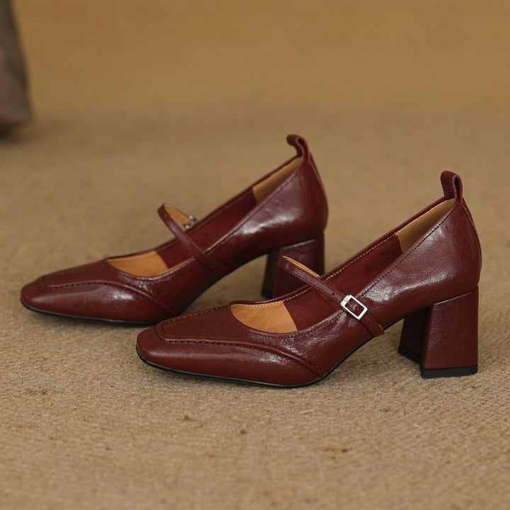 Cadria Genuine Leather Heels
