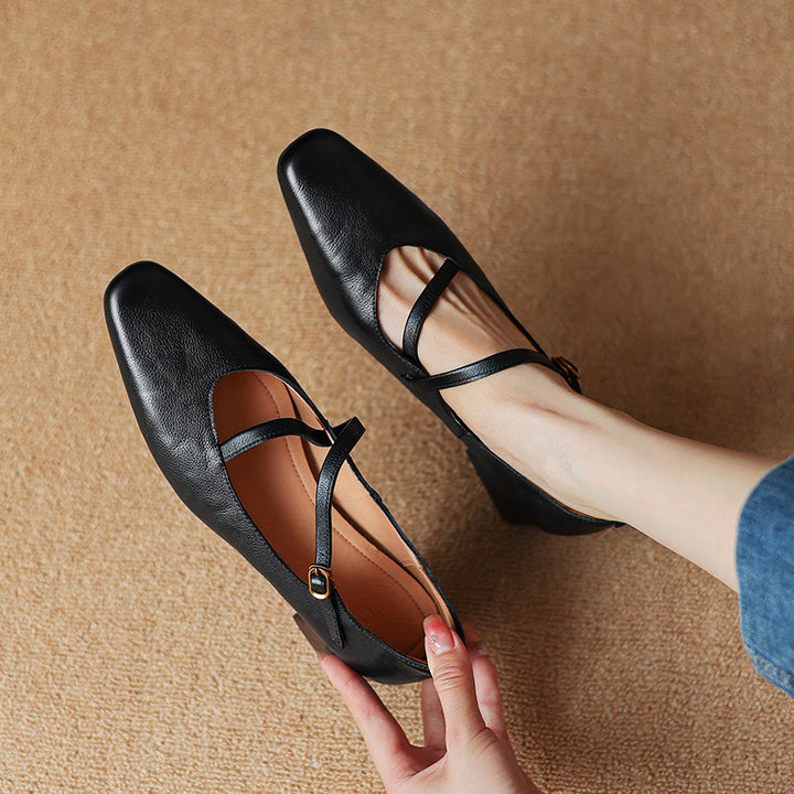 Ossa Genuine Leather Heels