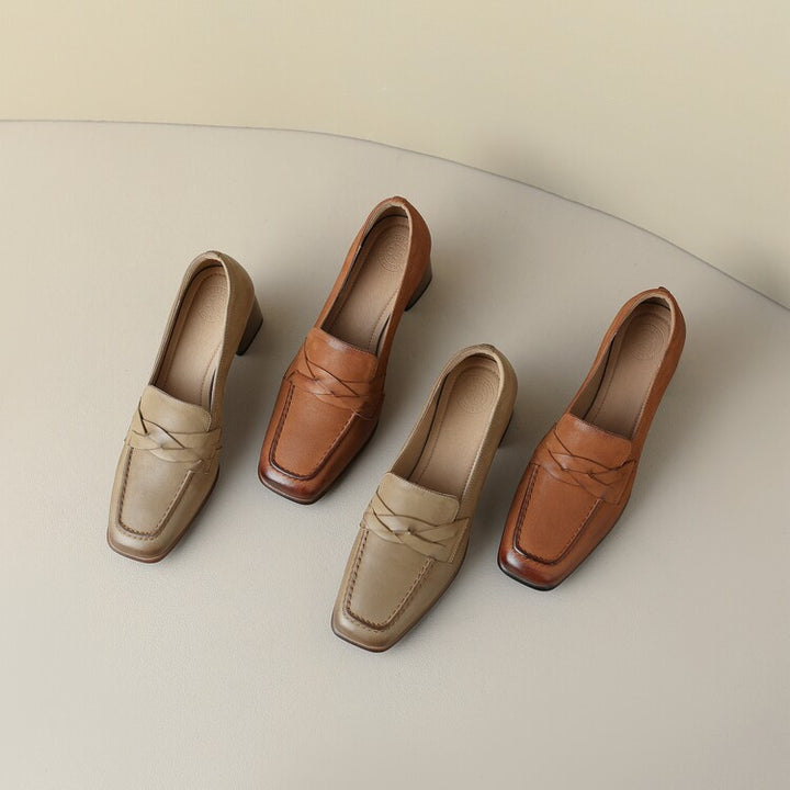 Valenne Genuine Leather Heels