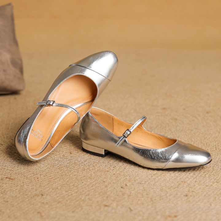 Jaya Genuine Leather Flats