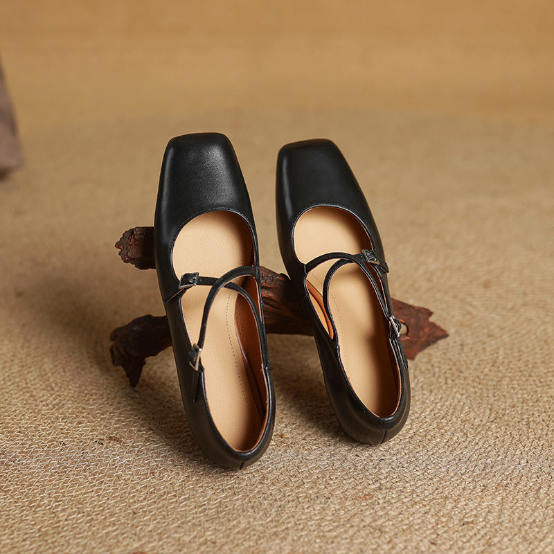 Iria Genuine Leather Flats