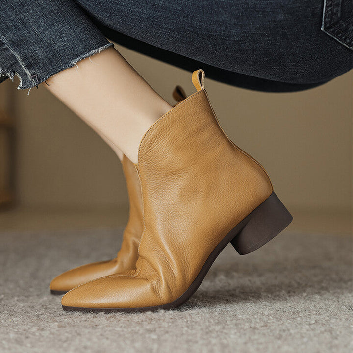 Anessa Genuine Leather Boots