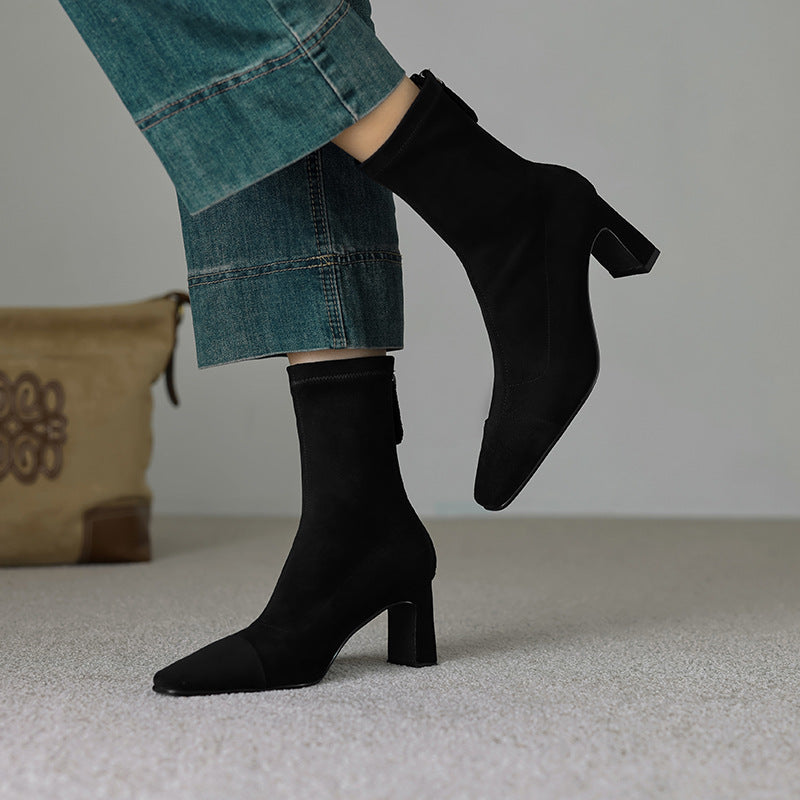 Sarona Genuine Suede Boots