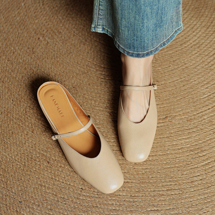 Rovina Genuine Leather Mules