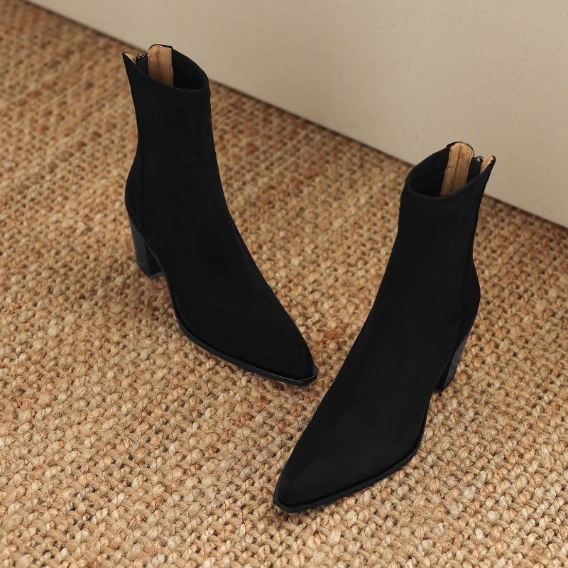 Sarli Genuine Suede Boots