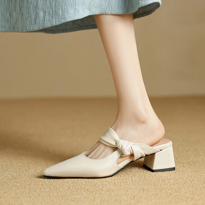 Noressa Leather Mules