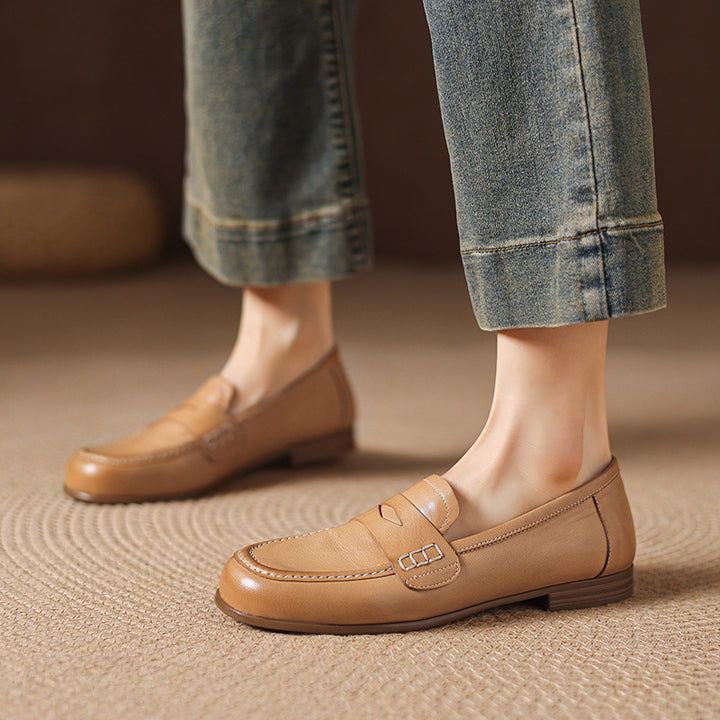 Ruvia Genuine Leather Loafers