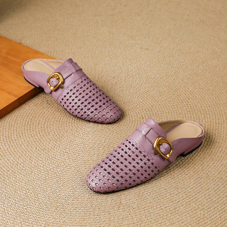 Marcella Genuine Leather Mules