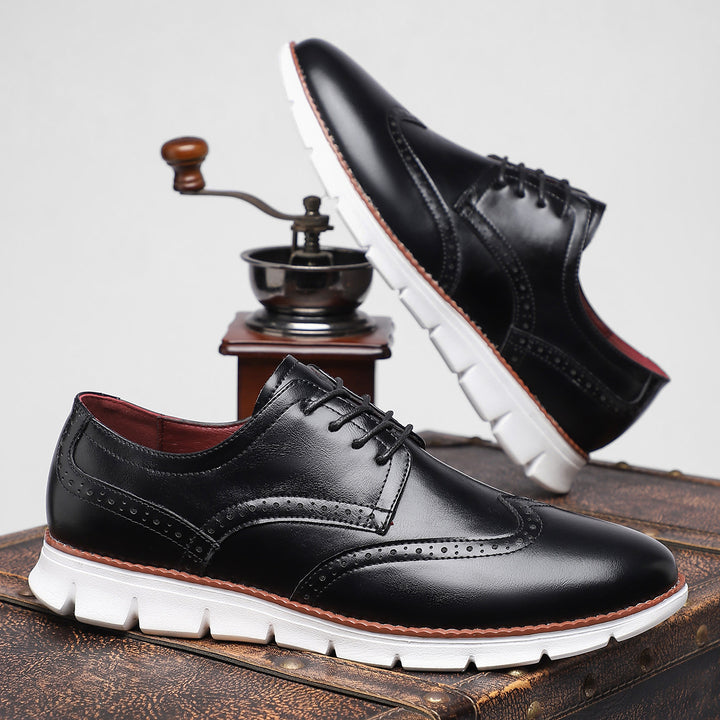 Crimson Genuine Leather Shoes