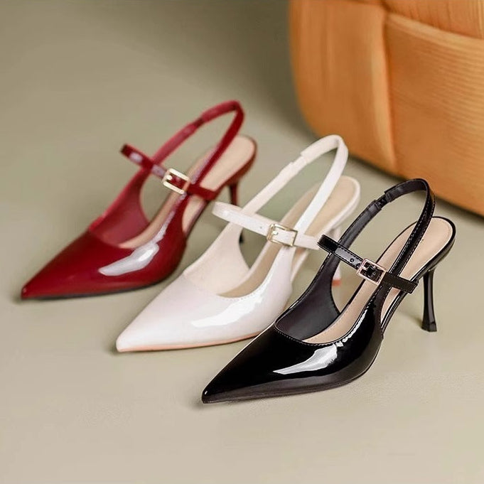 Narella Leather Heels