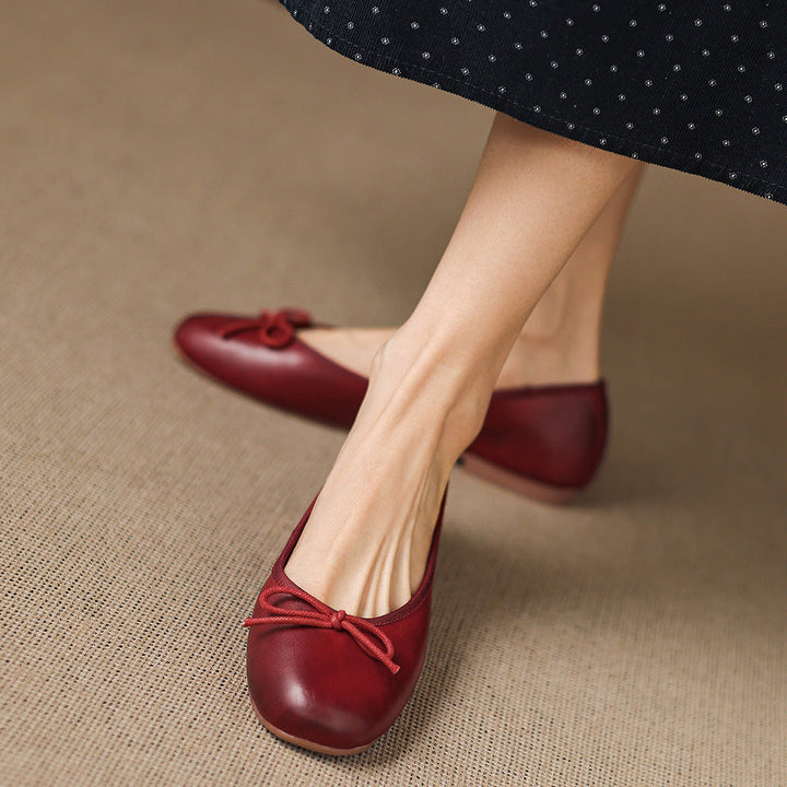 Talla Genuine Leather Flats