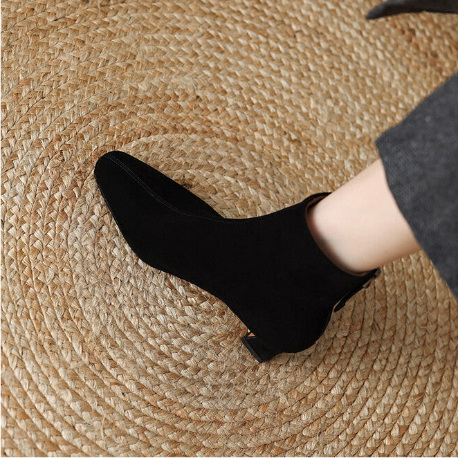 Riselia Genuine Suede Boots