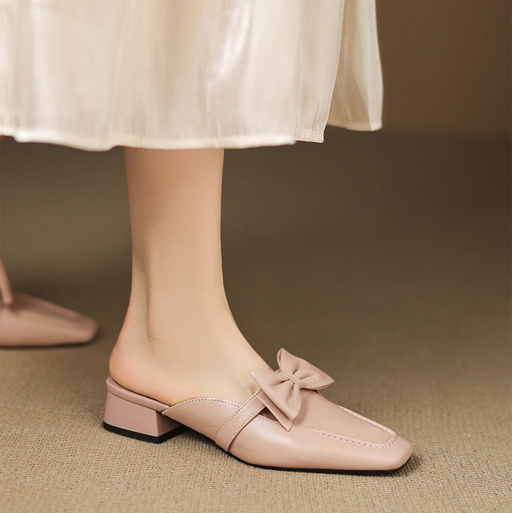 Mireva Genuine Leather Mules