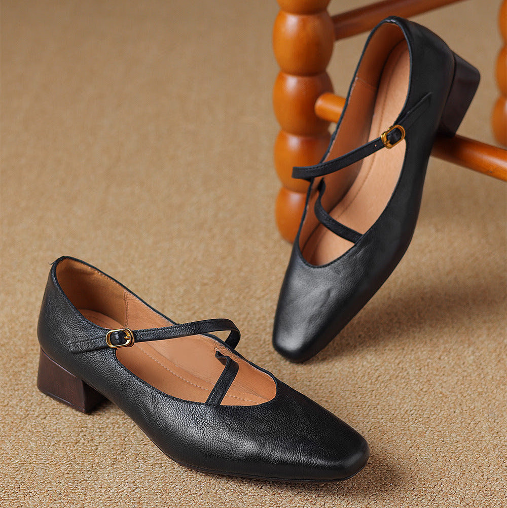 Ossa Genuine Leather Heels