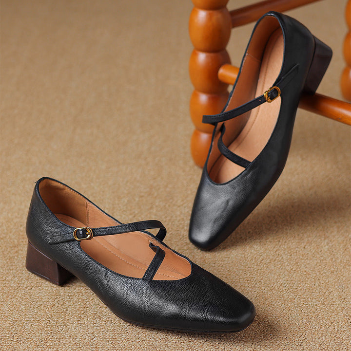 Ossa Genuine Leather Heels