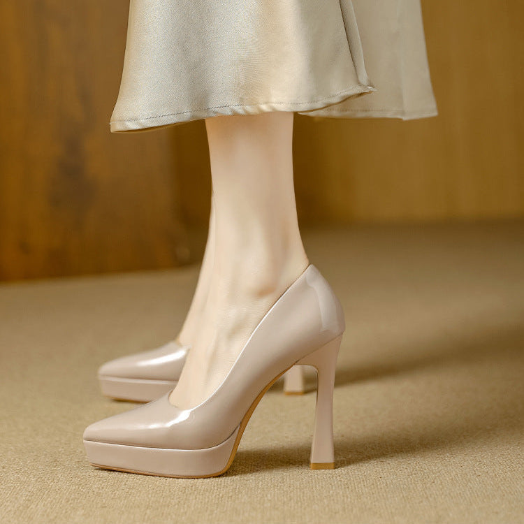 Vela Genuine Leather Heels