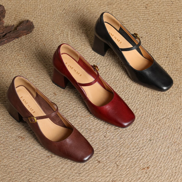 Solmar Genuine Leather Heels