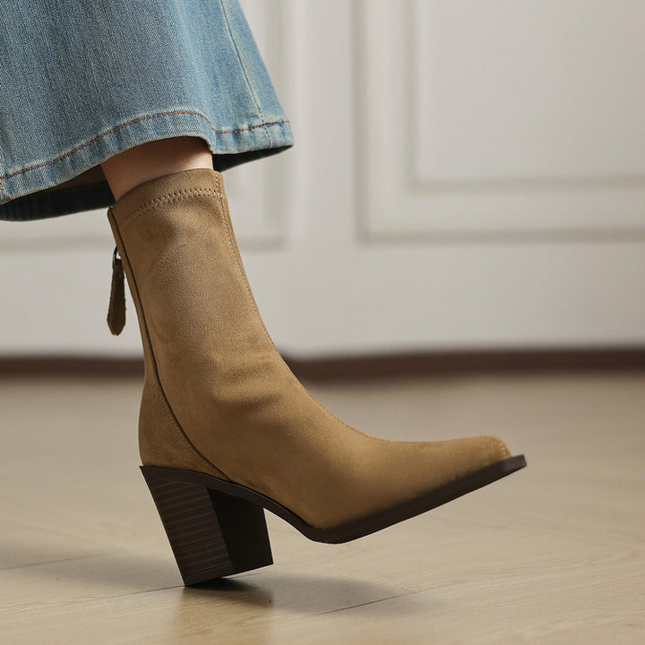 Sarli Genuine Suede Boots