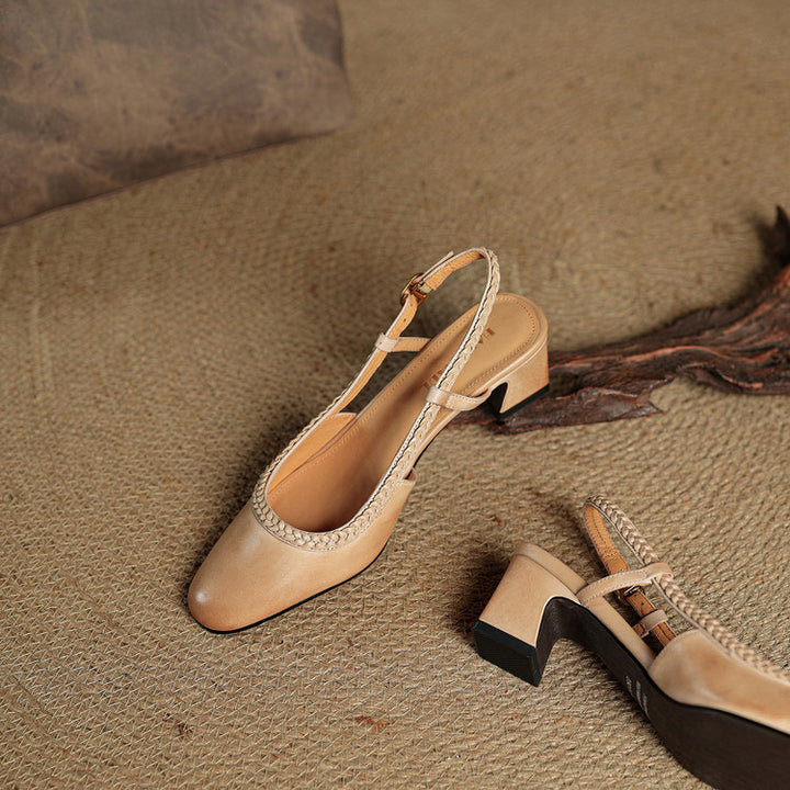 Bella Genuine Leather Heels