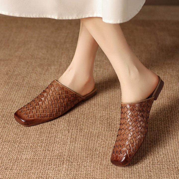 Varelina Genuine Leather Mules