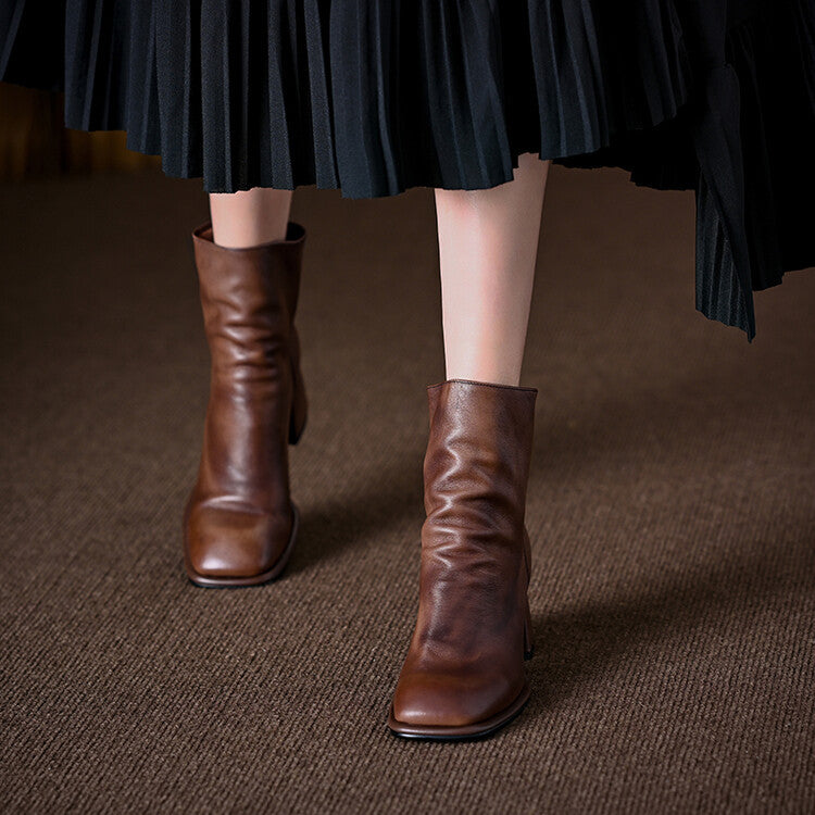 Livia Genuine Leather Boots