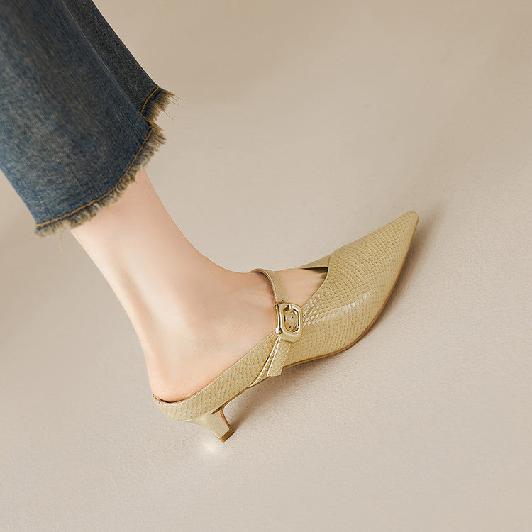 Maribelle Genuine Leather Heels