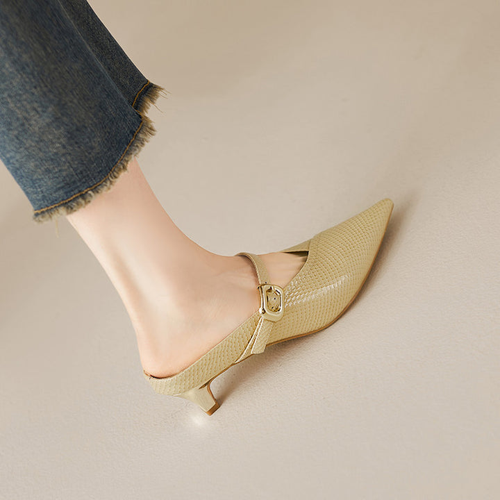 Maribelle Genuine Leather Heels