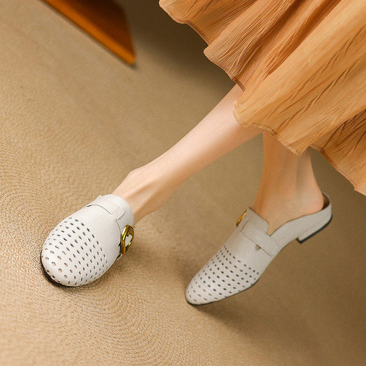Marcella Genuine Leather Mules