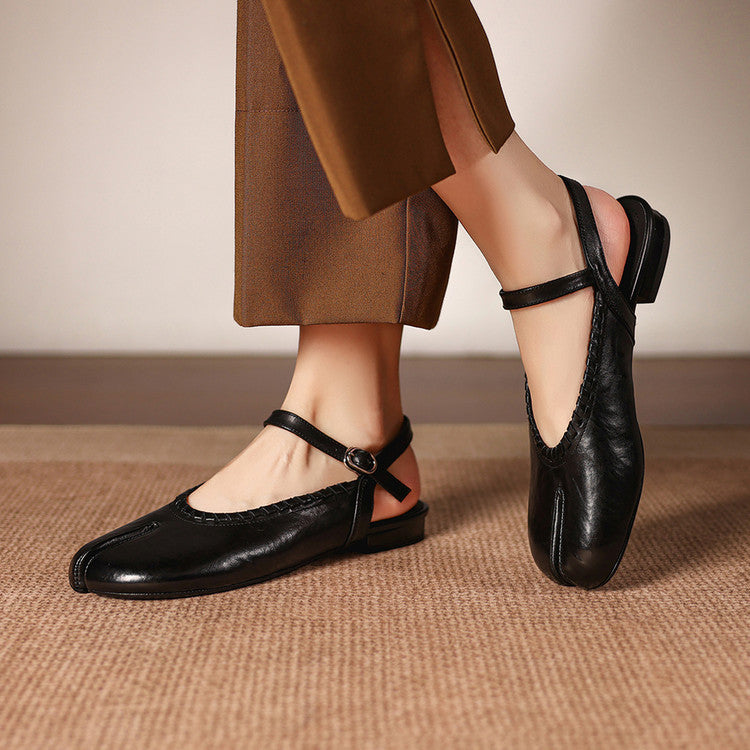 Carmela Genuine Leather Flats