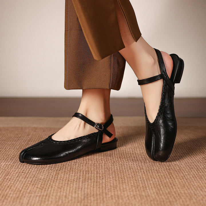 Carmela Genuine Leather Flats